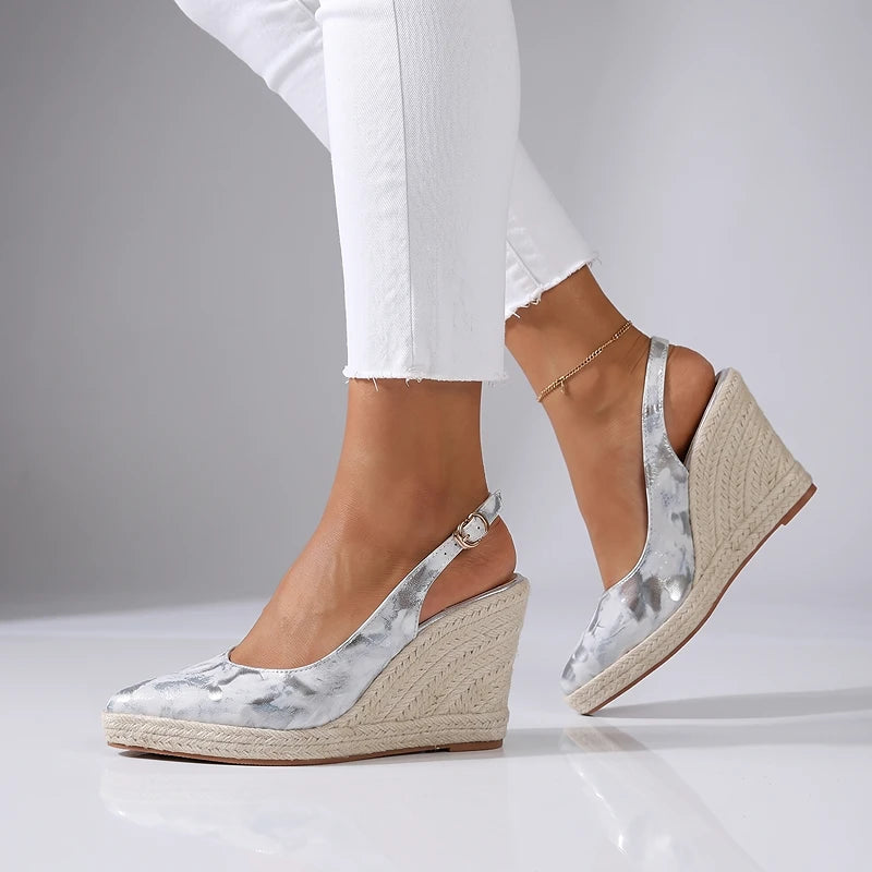 Beatrix Slingback Wedges