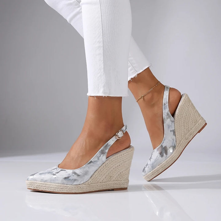 Beatrix Slingback Wedges