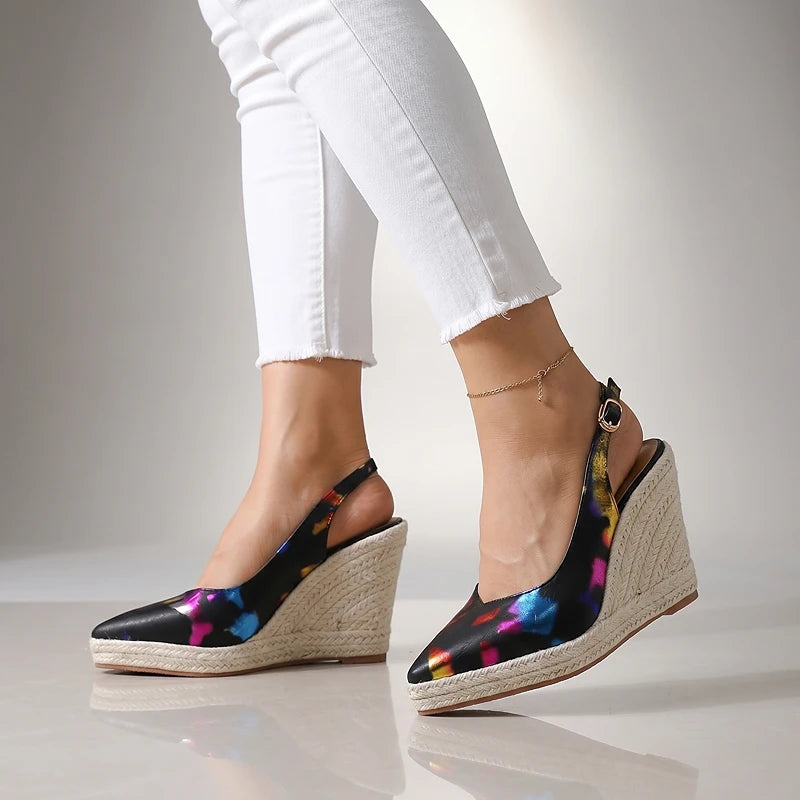 Beatrix Slingback Wedges