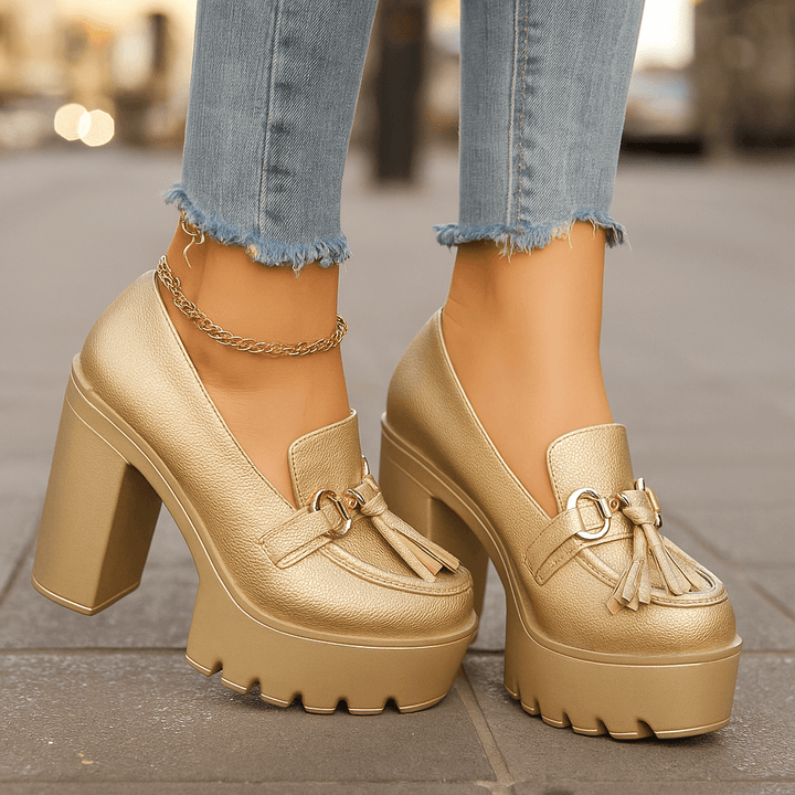 Zarela Platform Loafers