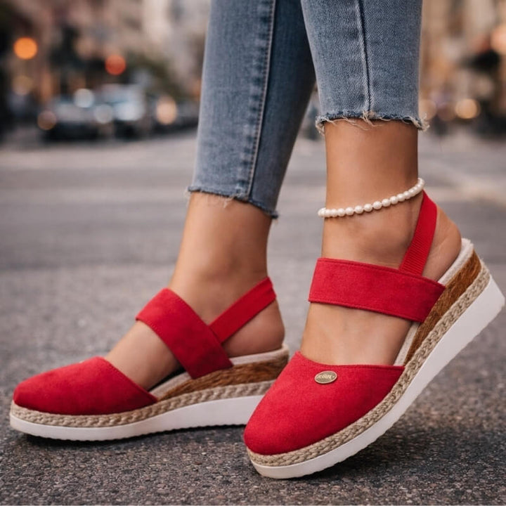 Elowen Suede Rise Platforms