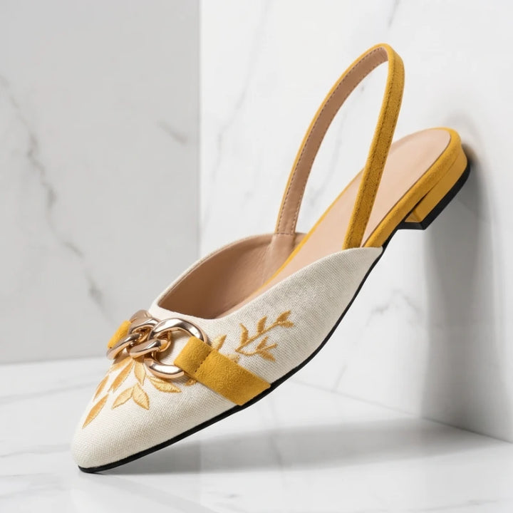 Cleo Embroidered Flats