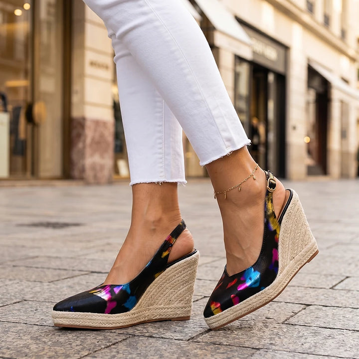 Beatrix Slingback Wedges