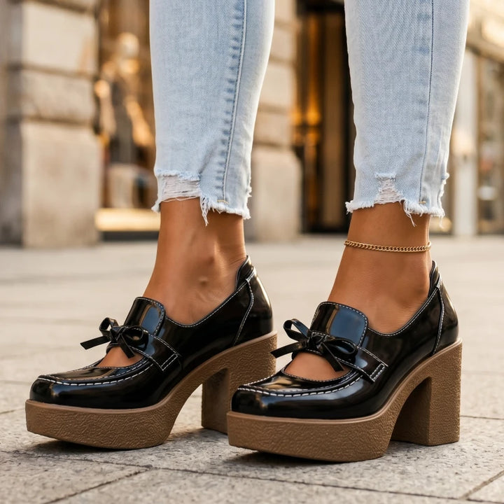Roslyn Leather Heels