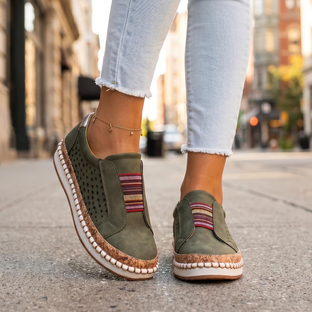 Cayla Leather Sneakers