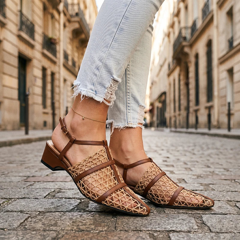 Callista Woven Sandals