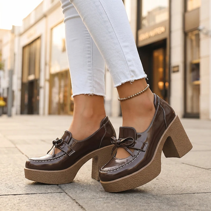 Roslyn Leather Heels