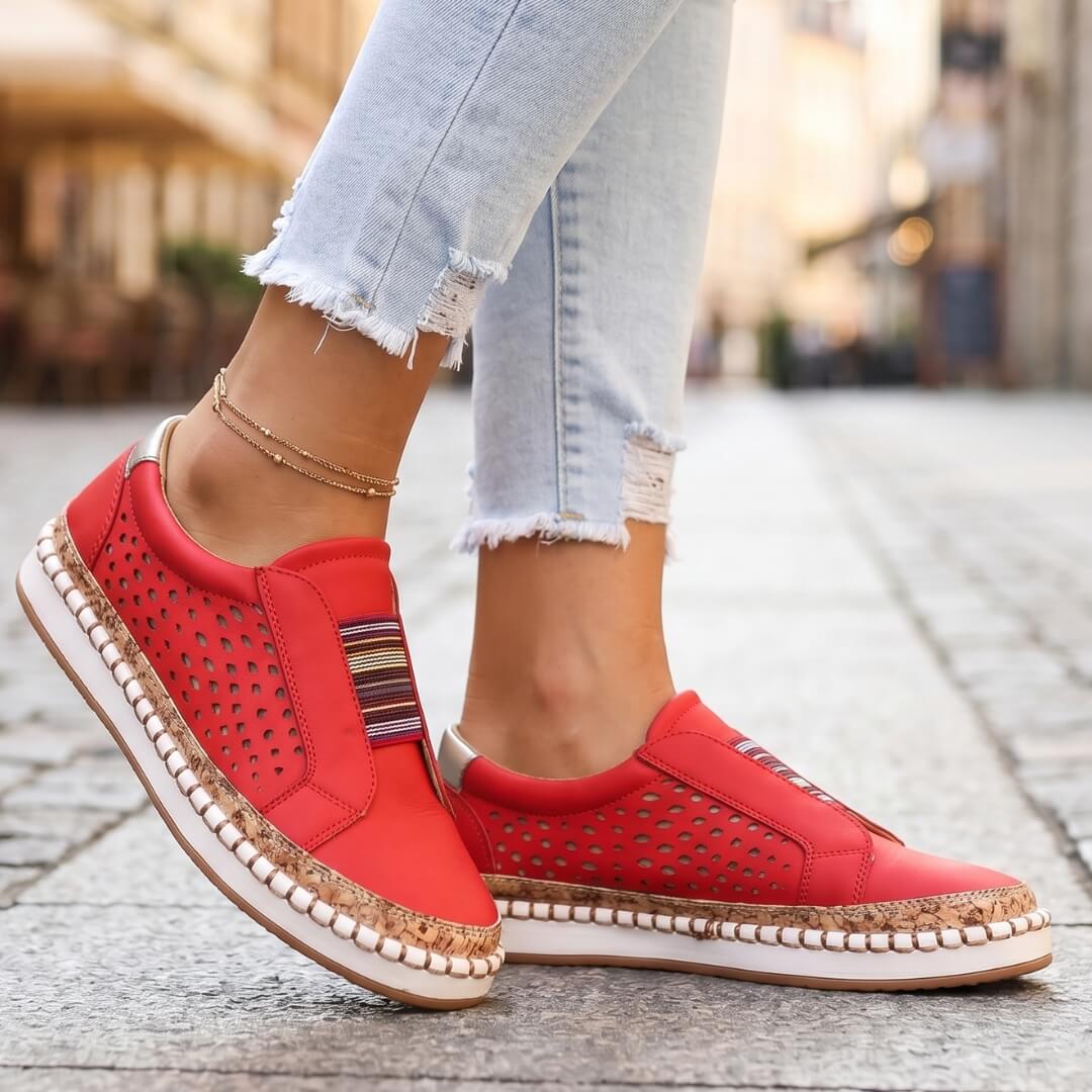 Cayla Leather Sneakers