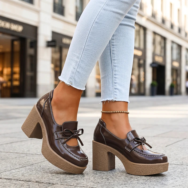 Roslyn Leather Heels