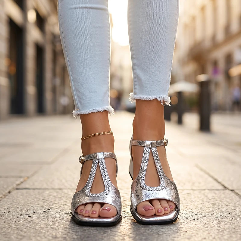 Talia Leather Sandals