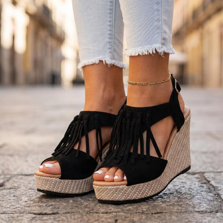 Lavinia Wedge Sandals