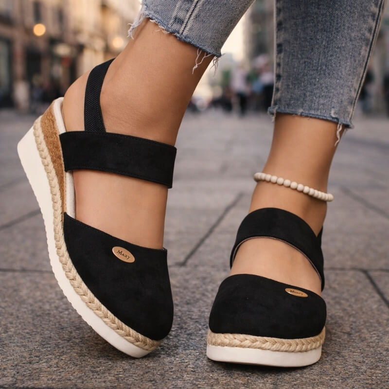 Elowen Suede Rise Platforms