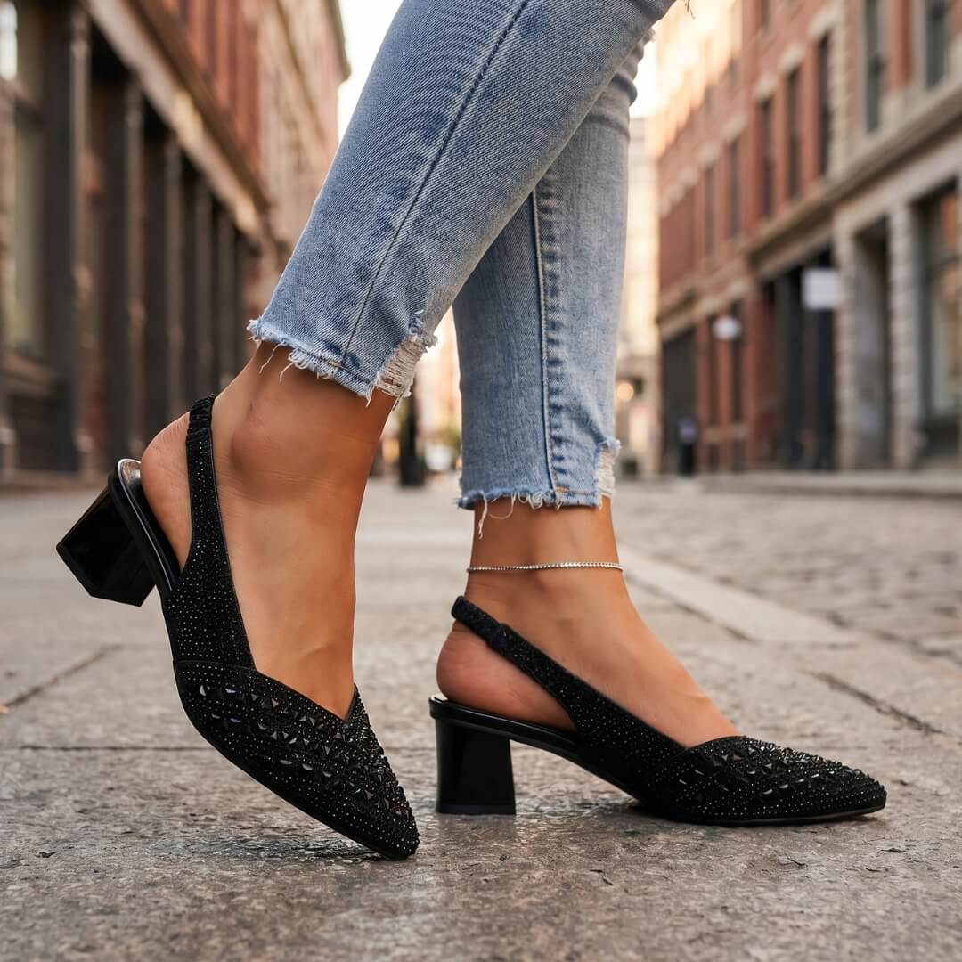 Tamera Crystal Heels