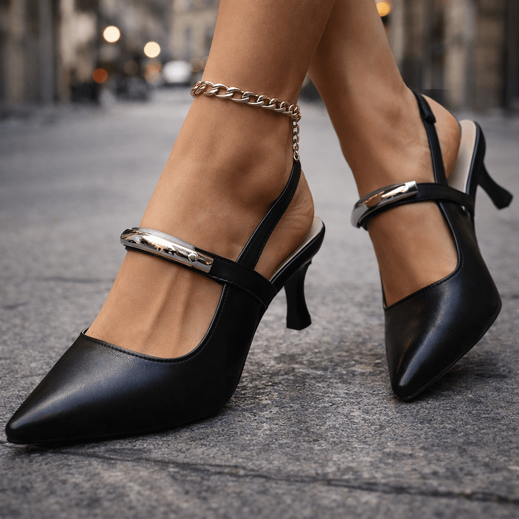 Mira Buckle Heels