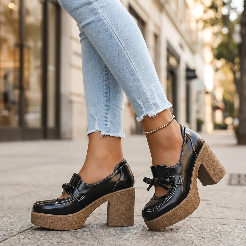 Roslyn Leather Heels