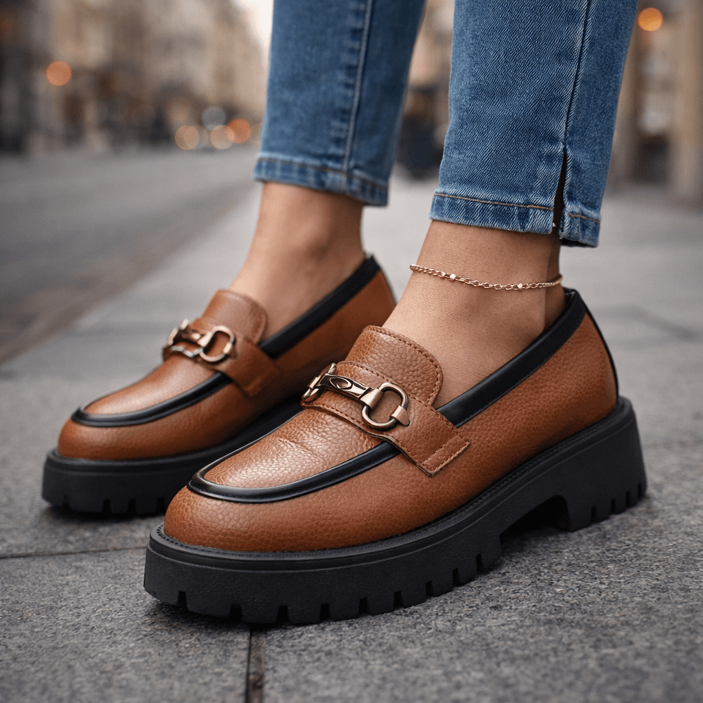 Celine Leather Loafers