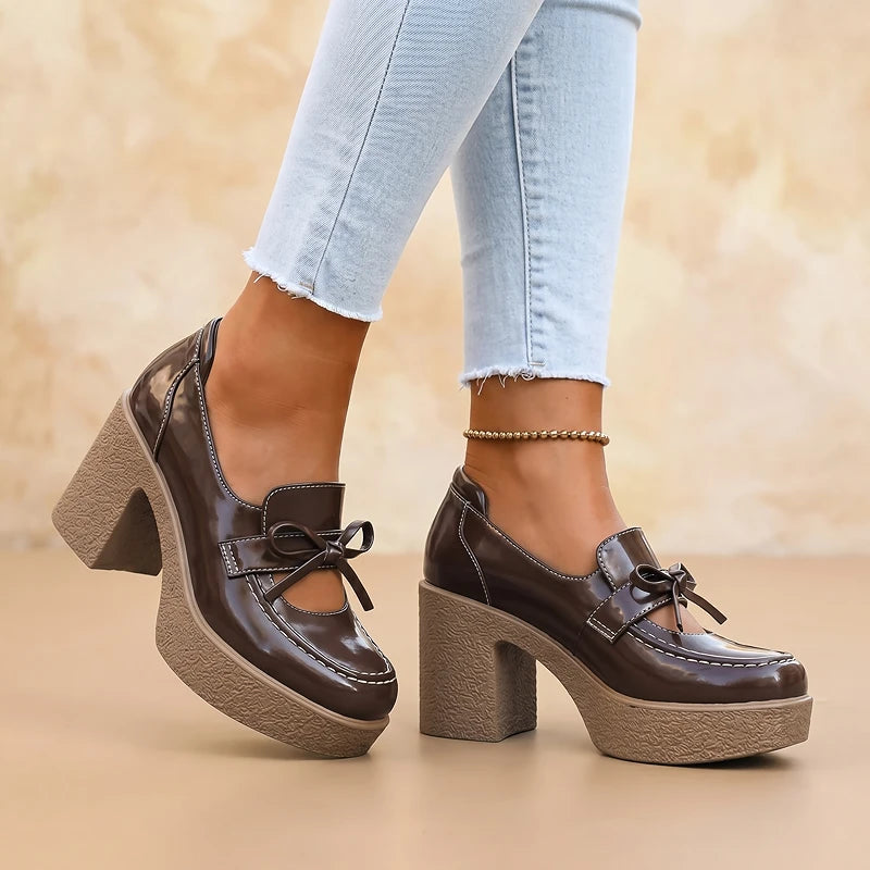 Roslyn Leather Heels