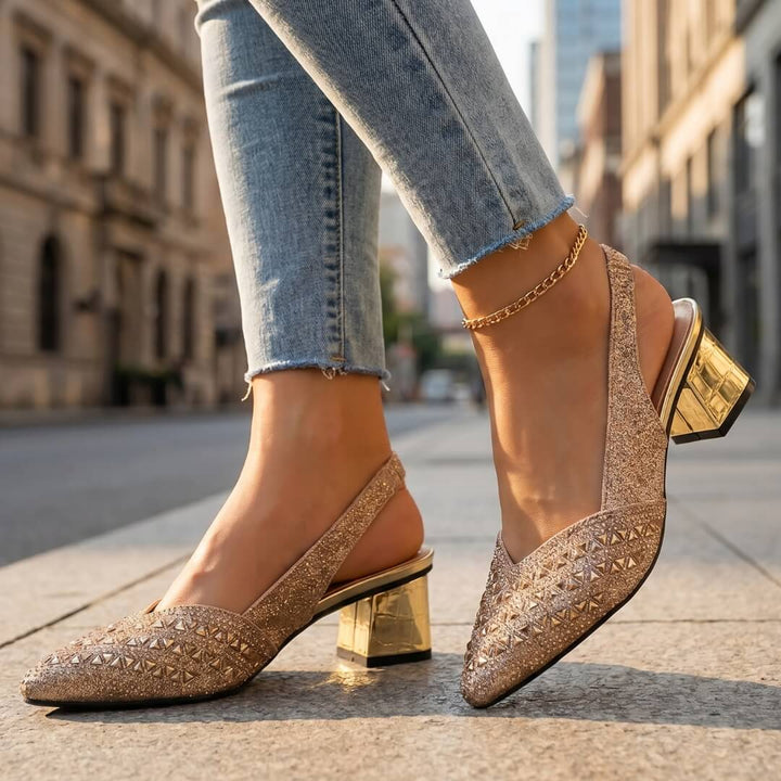 Tamera Crystal Heels