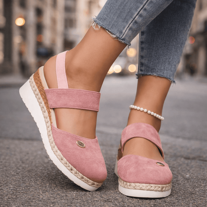 Elowen Suede Rise Platforms