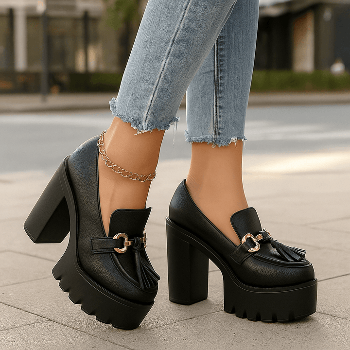 Zarela Platform Loafers