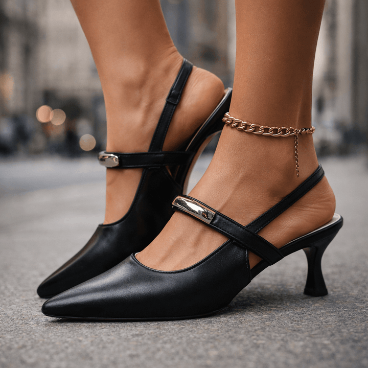 Mira Buckle Heels