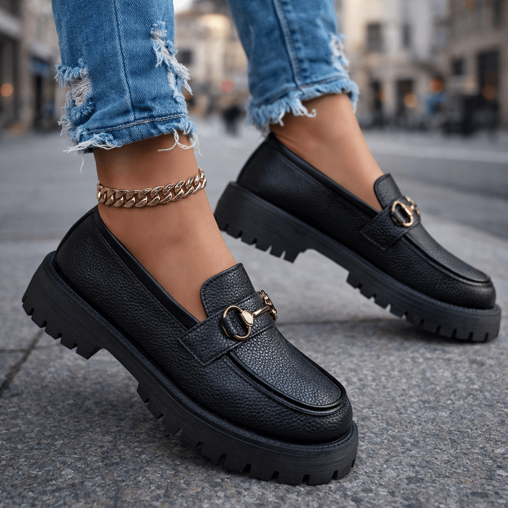 Celine Leather Loafers