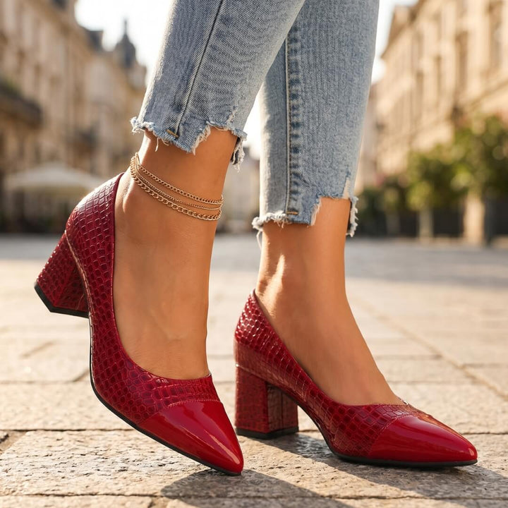 Rosella Leather Heels