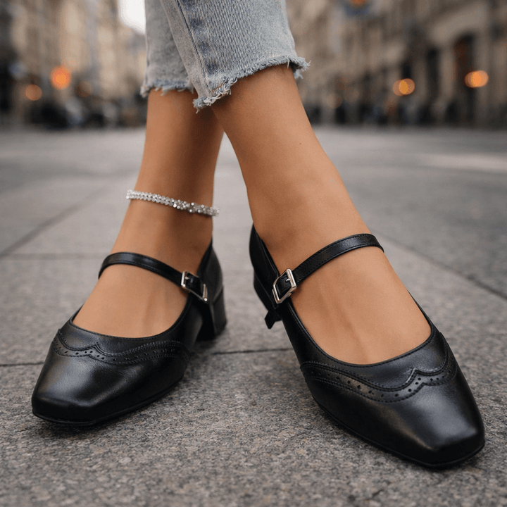 Althea Leather Heels