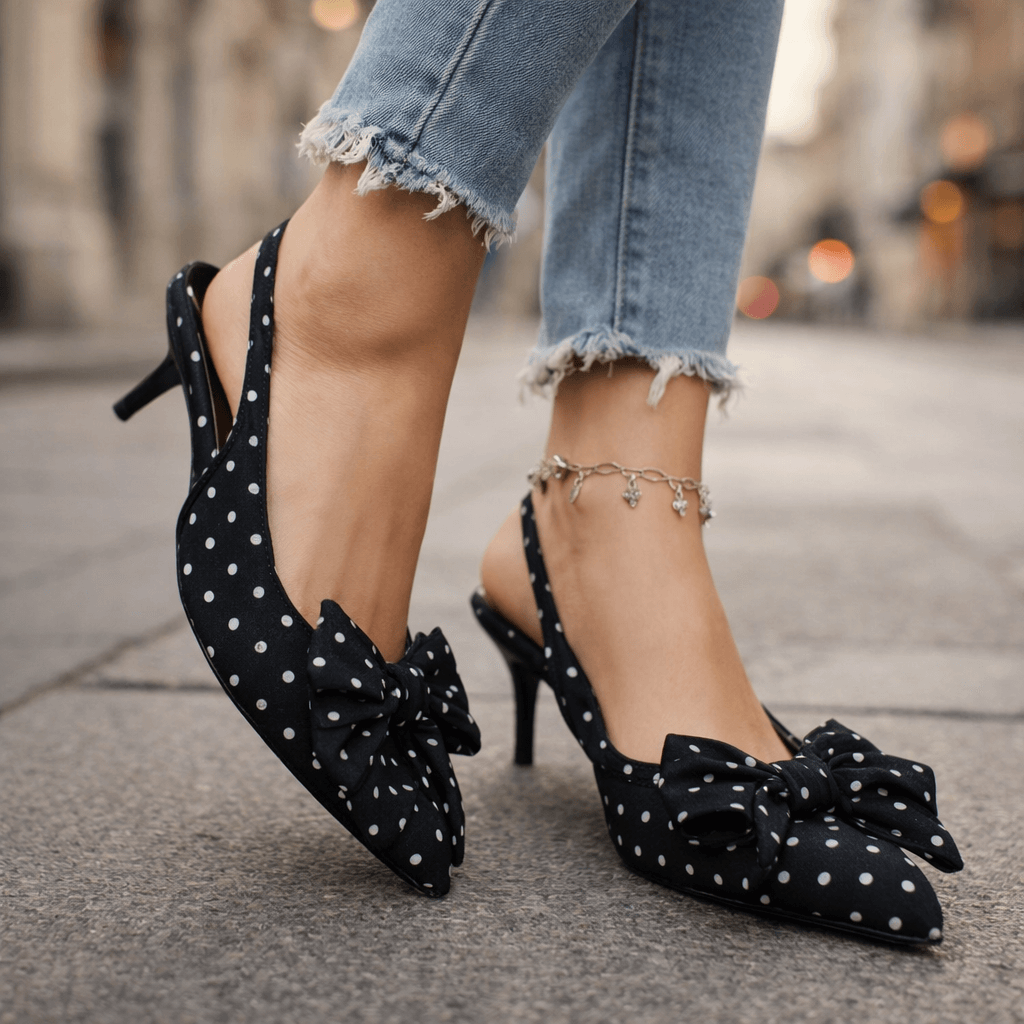 Rosalie Polka Heels