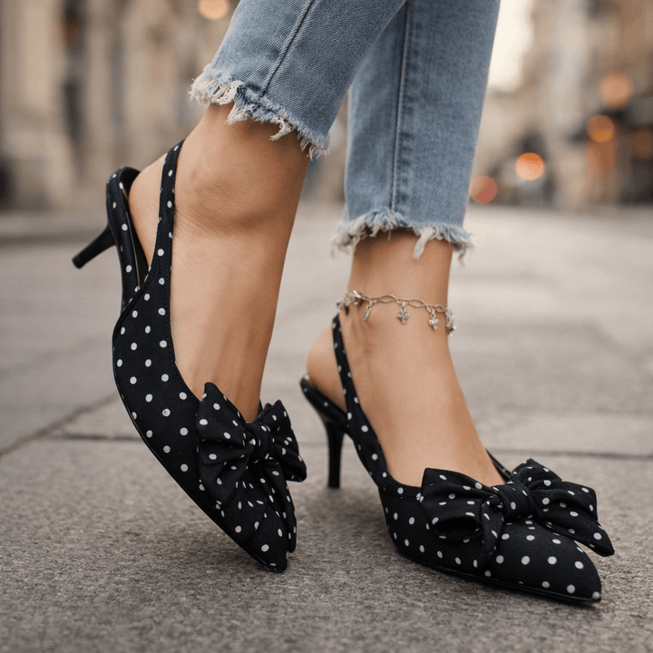 Rosalie Polka Heels