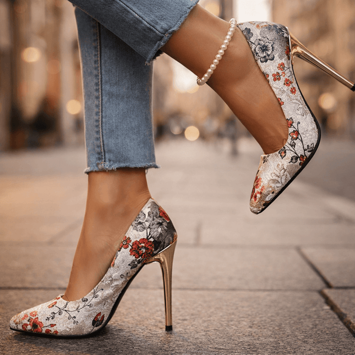Aurora Bloom Heels