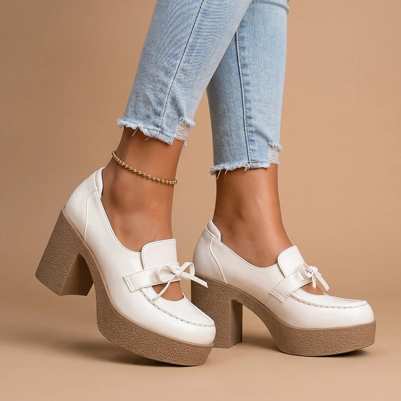 Roslyn Leather Heels