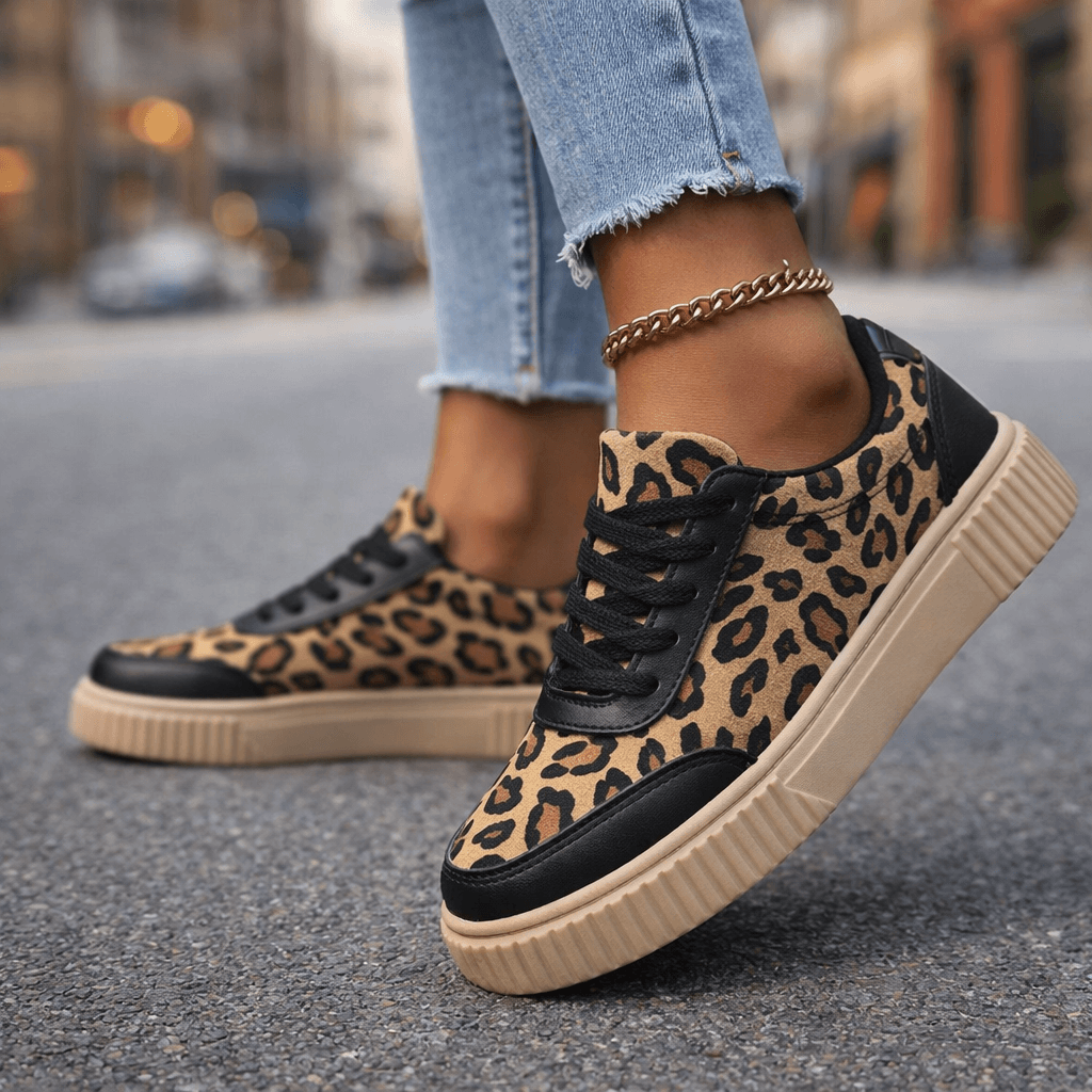 Bellina Leopard Sneakers