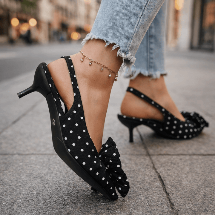 Rosalie Polka Heels