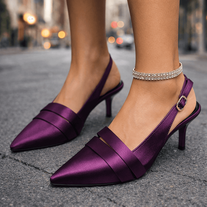 Nira Satin Heels
