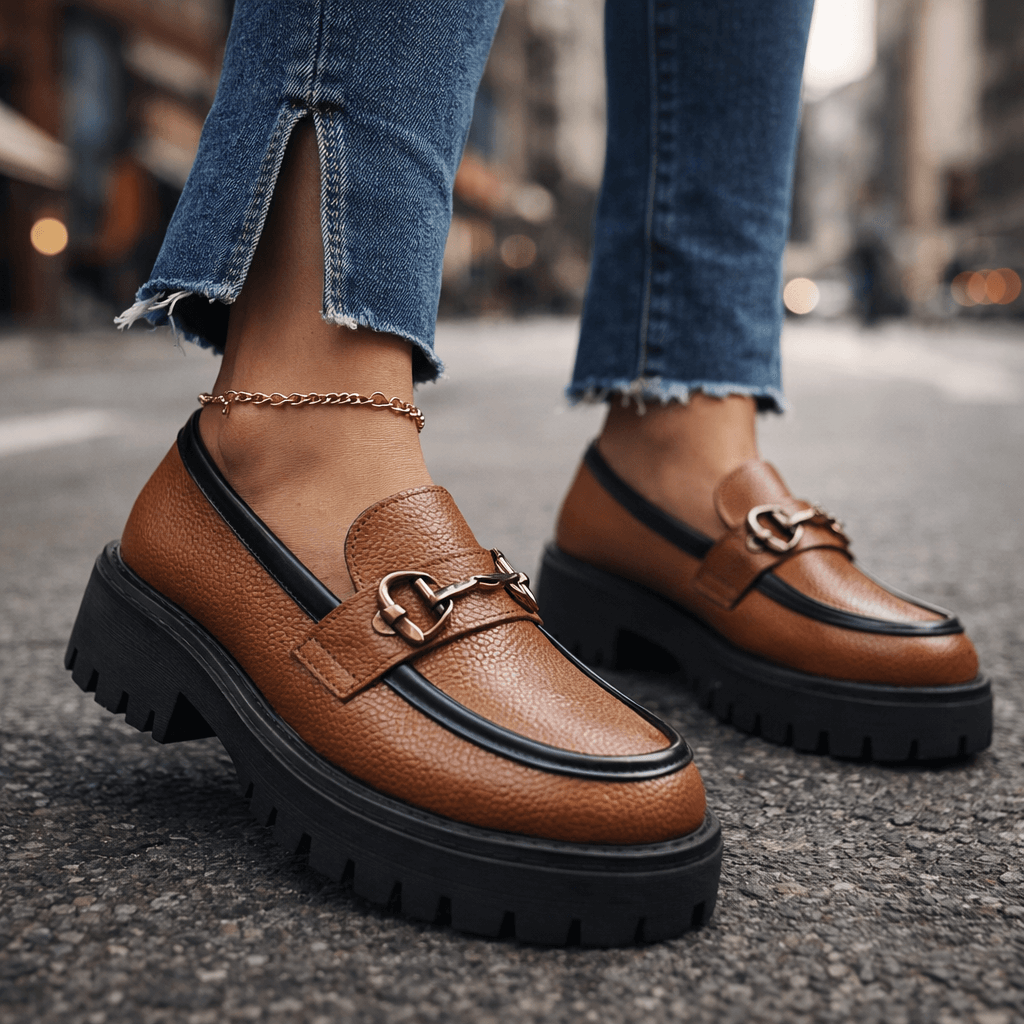 Celine Leather Loafers
