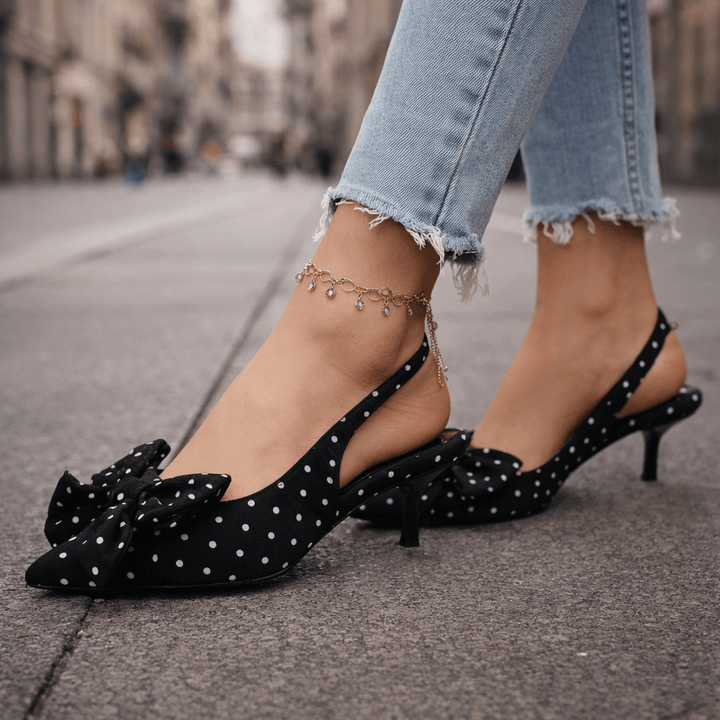 Rosalie Polka Heels