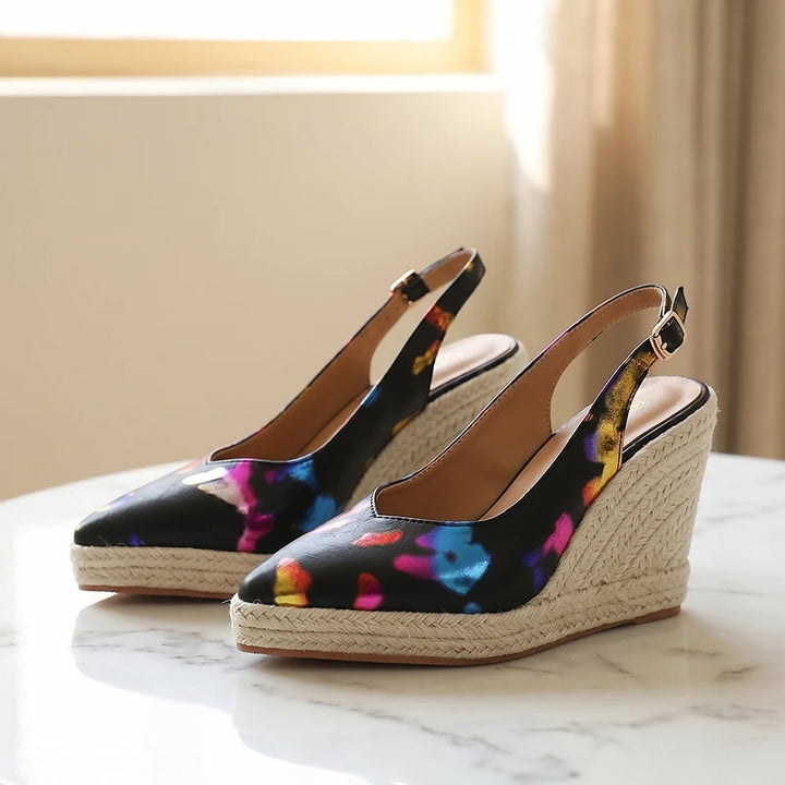 Beatrix Slingback Wedges