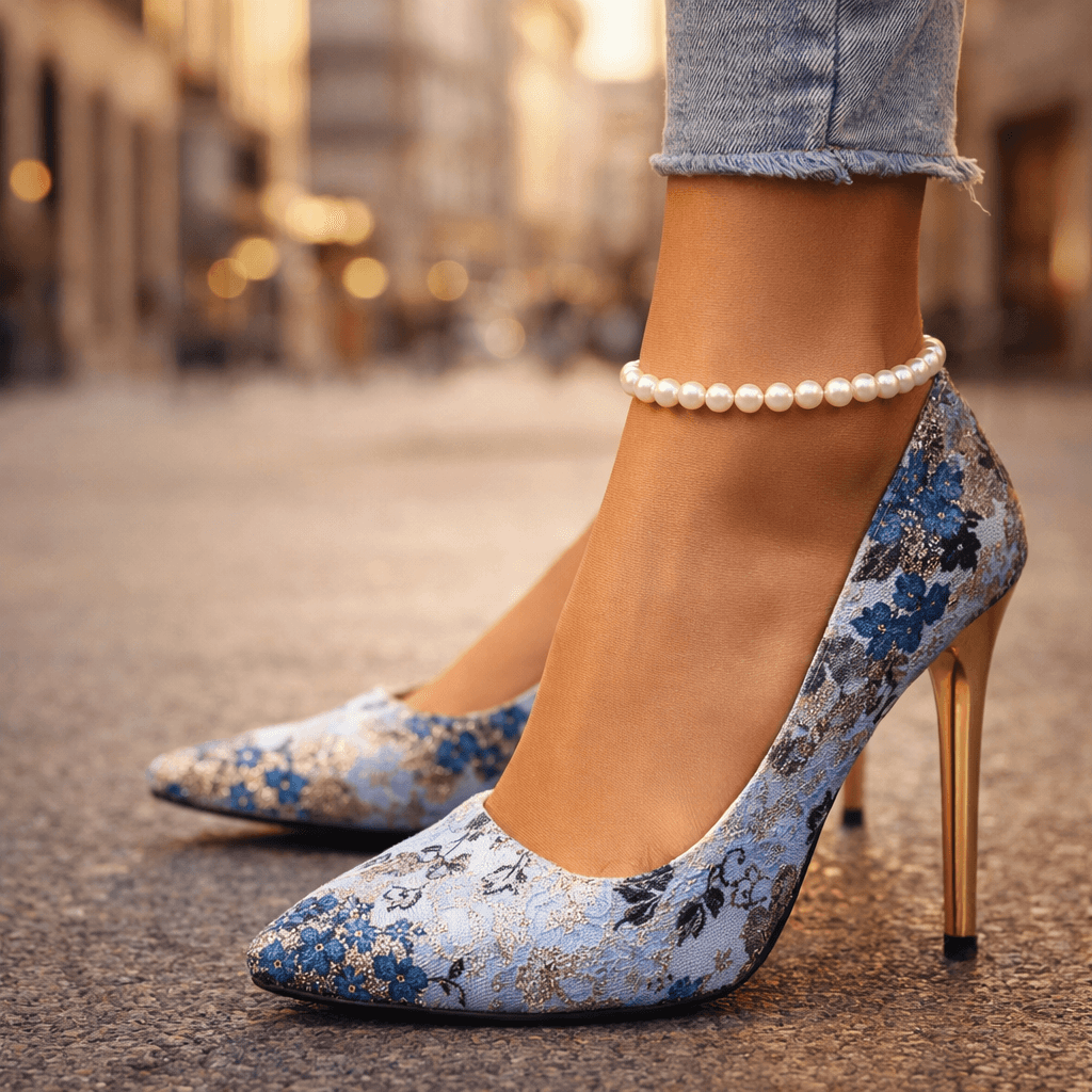 Aurora Bloom Heels