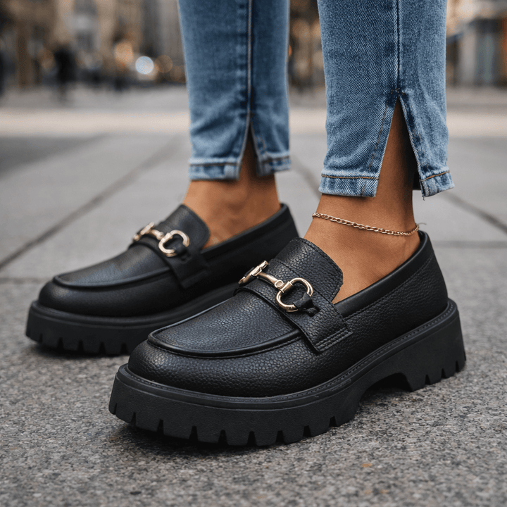 Celine Leather Loafers