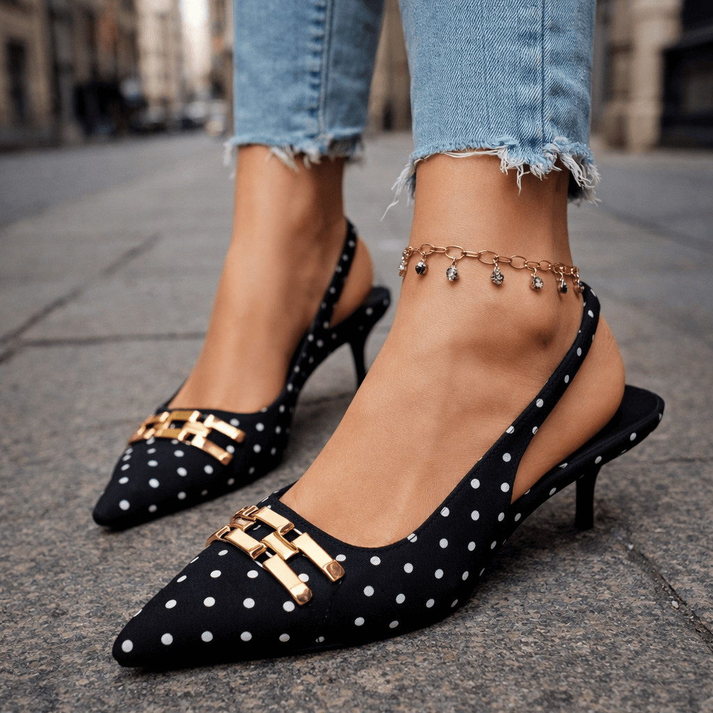 Eloria Polka Heels