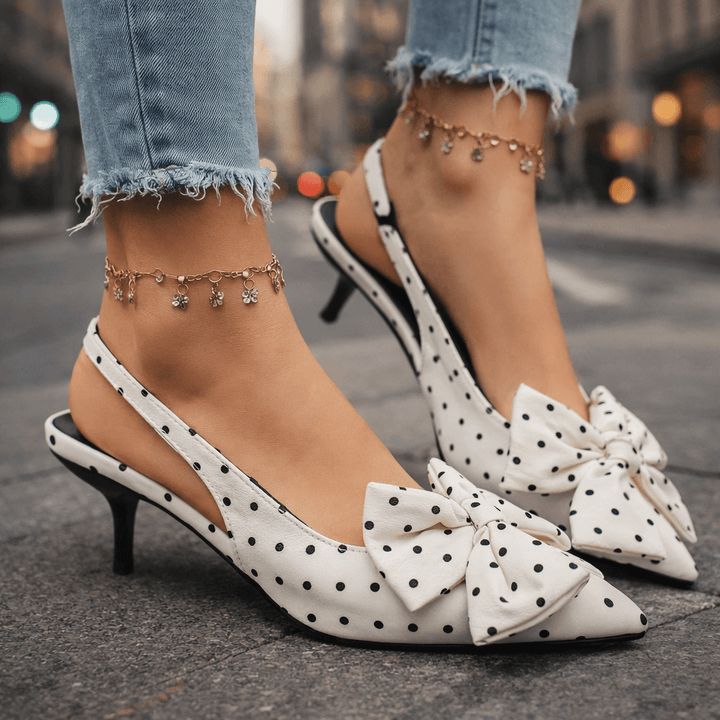 Rosalie Polka Heels