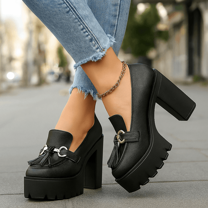 Zarela Platform Loafers
