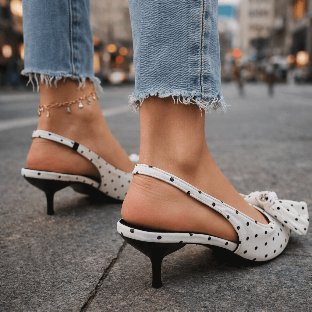 Rosalie Polka Heels