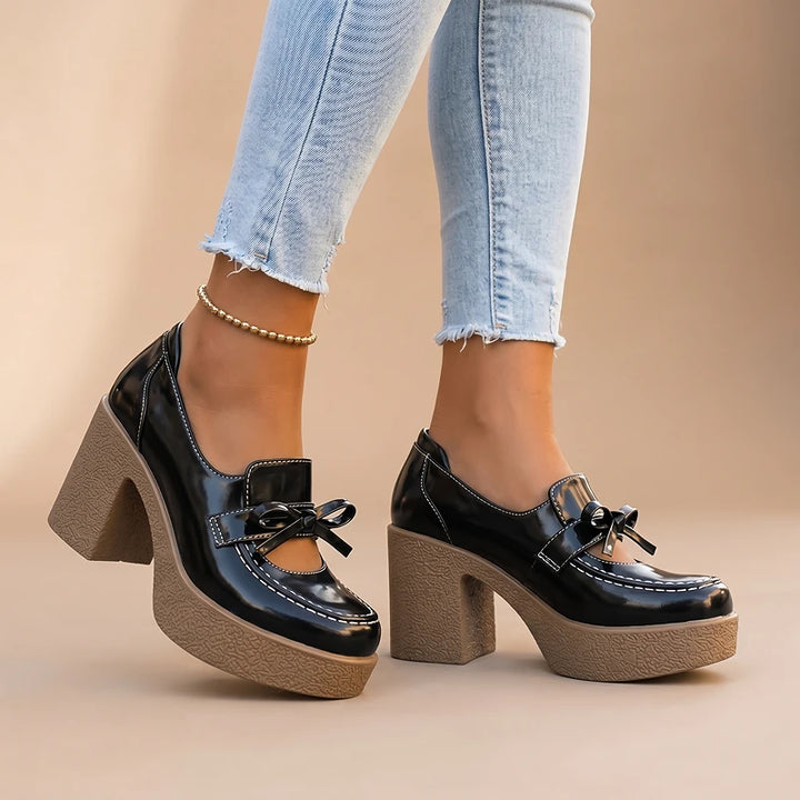 Roslyn Leather Heels