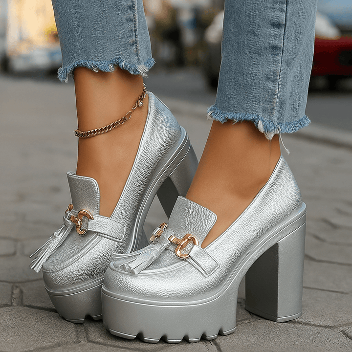 Zarela Platform Loafers