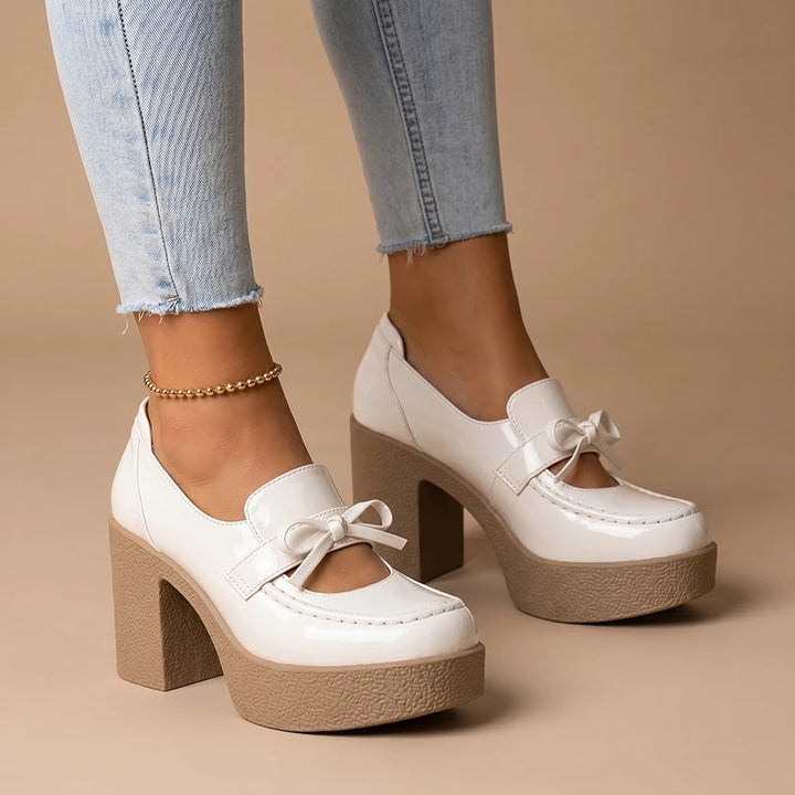 Roslyn Leather Heels