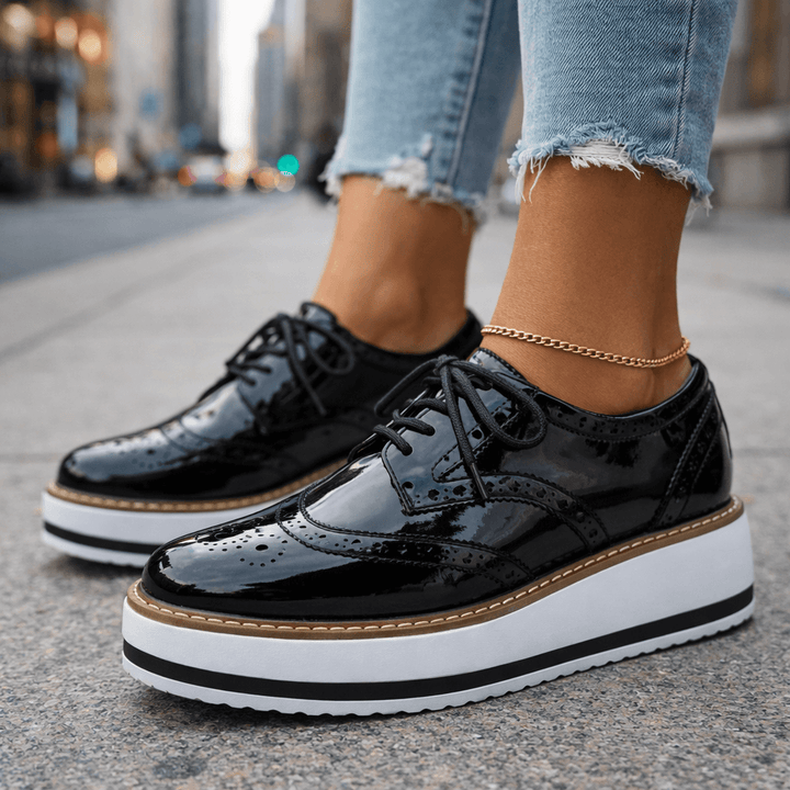 Elvyn Leather Platforms