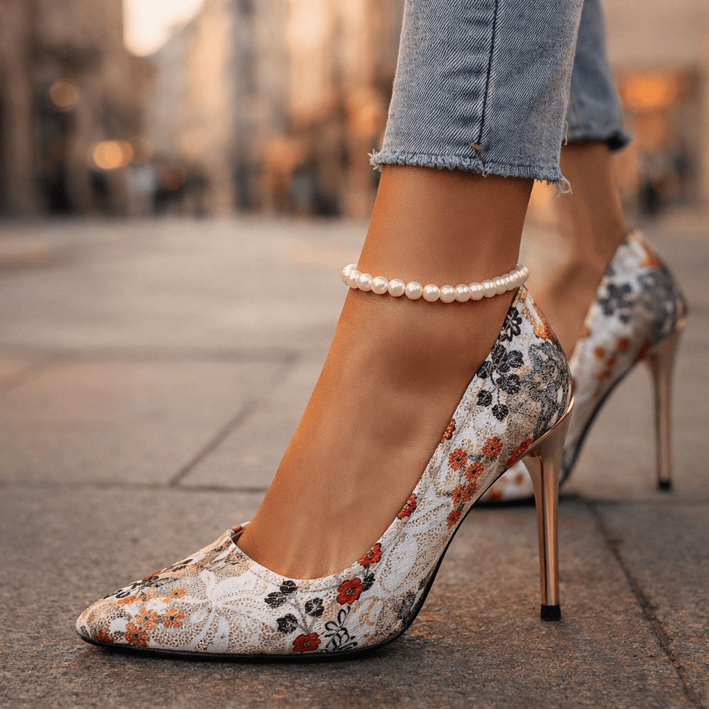 Aurora Bloom Heels