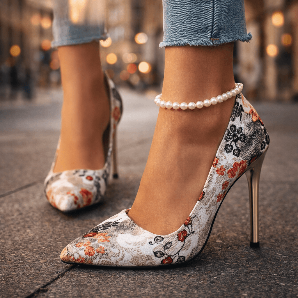Aurora Bloom Heels
